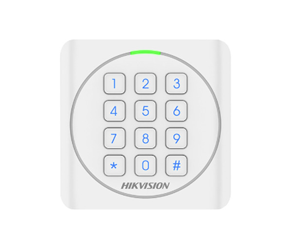 【海康威視IC密碼門禁讀卡器】?？低旽IKVISION數(shù)字鍵盤門禁IC讀卡器DS-K1801MK